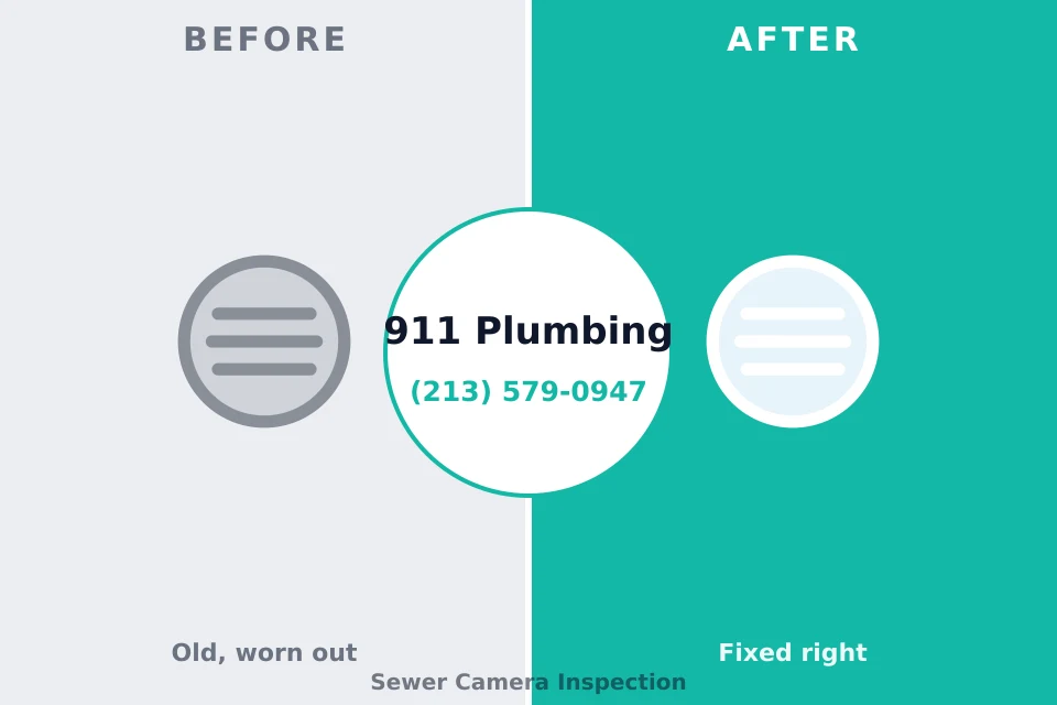 Before and after: plumbing repair South Bay, FL
